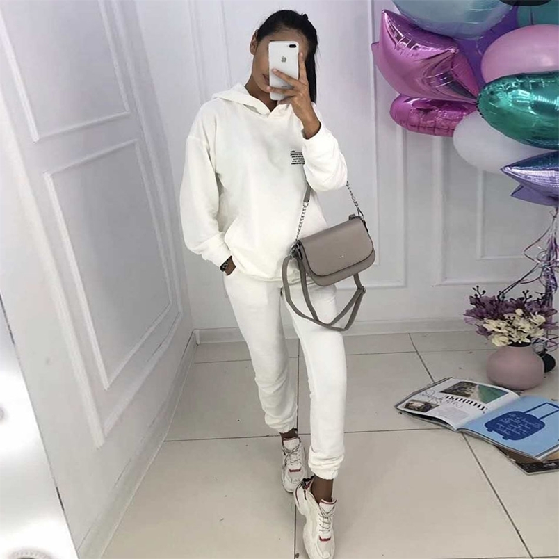 Winter Women'S Clothing Plus Velvet Warm Two-Piece Sports Jogging Hoodie Sweatshirt Trousers Suit Leisure 210525, Creamy-white
Winter Women'S Clothing Plus Velvet Warm Two-Piece Sports Jogging Hoodie Sweatshirt Trousers Suit Leisure 210525, Creamy-white