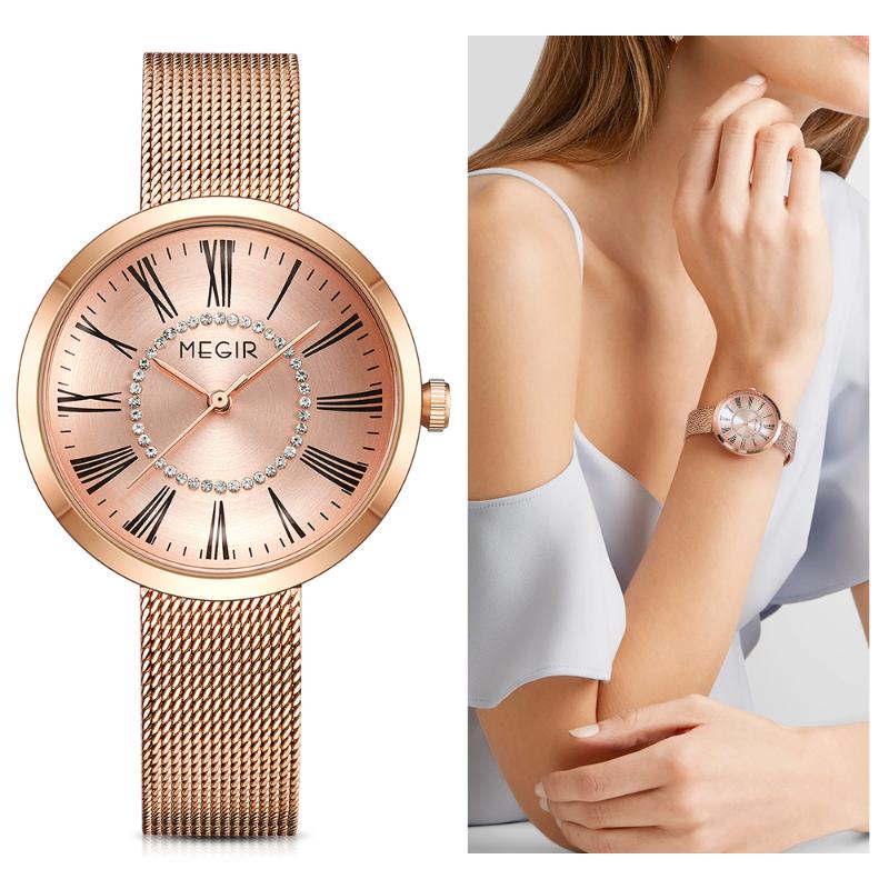 Wristwatches MEGIR Dress Women Watches With Japan- 2035 Movement 2021 Stainless Steel Luxury For Reloj Drop, Black
Wristwatches MEGIR Dress Women Watches With Japan- 2035 Movement 2021 Stainless Steel Luxury For Reloj Drop, Black