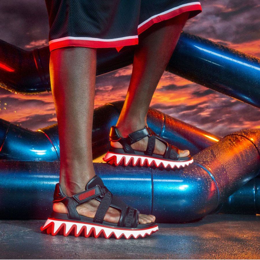 Men's breather Shoes Flat Sandals red bottom Loubishark sandal red-soles strap sandalies men rubber shoe casual outdoor walking flats h, Black
Men's breather Shoes Flat Sandals red bottom Loubishark sandal red-soles strap sandalies men rubber shoe casual outdoor walking flats h, Black