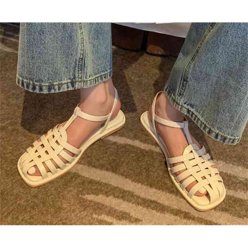sandals black summer white gold round toe leather gladiator cut smooth sandals woman roman style a buckle line casual shoes 283c
sandals black summer white gold round toe leather gladiator cut smooth sandals woman roman style a buckle line casual shoes 283c