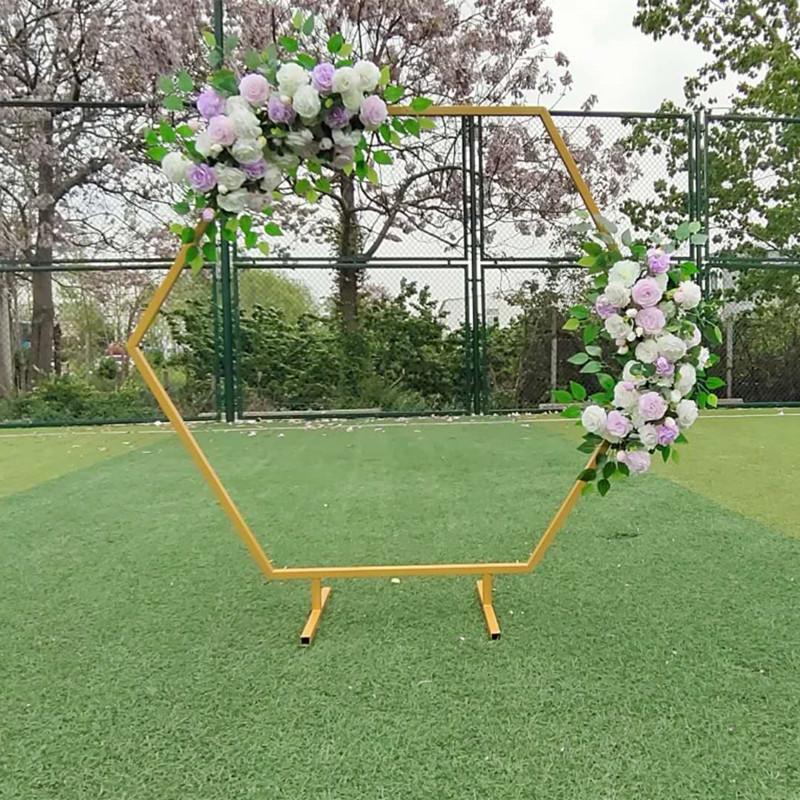 Party Decoration Wedding Props Hexagonal Wrought Iron Arch Frame Background Stage Birthday Supplies
Party Decoration Wedding Props Hexagonal Wrought Iron Arch Frame Background Stage Birthday Supplies