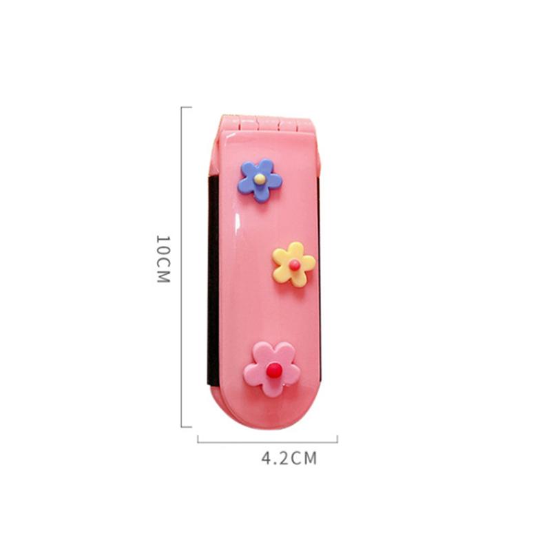 Hair Brushes Flip-over Folding Massage Comb Children Lovely Airbag Air Cushion Mini Portable Mirror Makeup Dual-purpose For Girls Kids