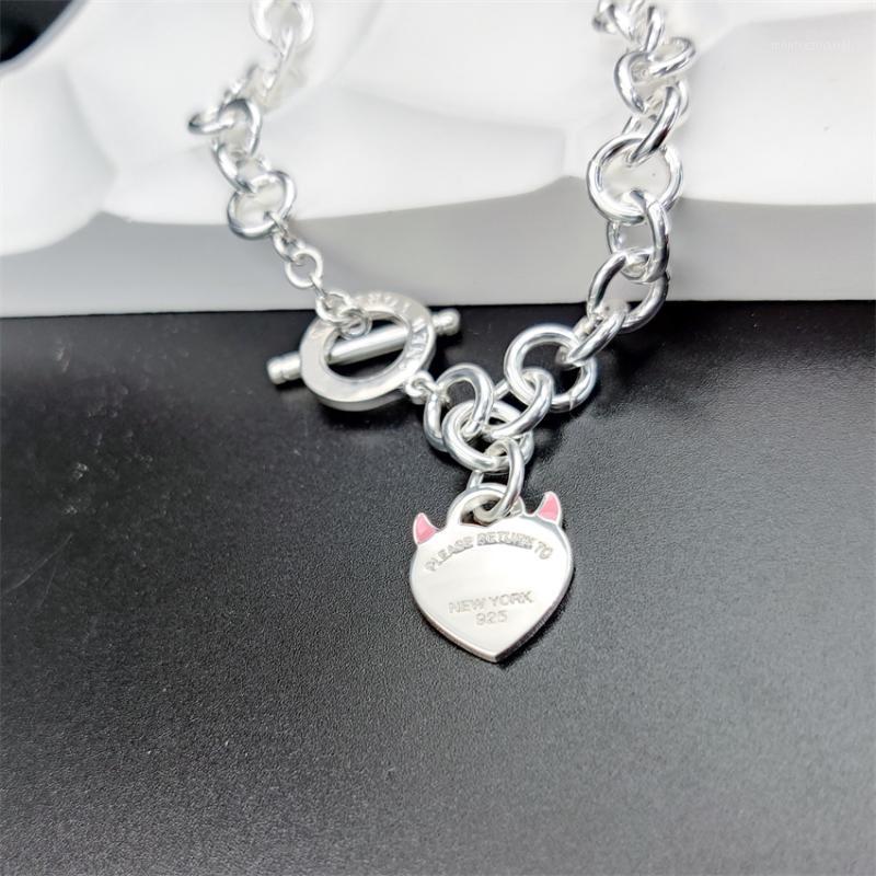 Chains Sterling Silver Necklace For Women 925 Original Multi-Style Pin Buckle O-Chain Little Charm High Girl Jewelry Gift
Chains Sterling Silver Necklace For Women 925 Original Multi-Style Pin Buckle O-Chain Little Charm High Girl Jewelry Gift
