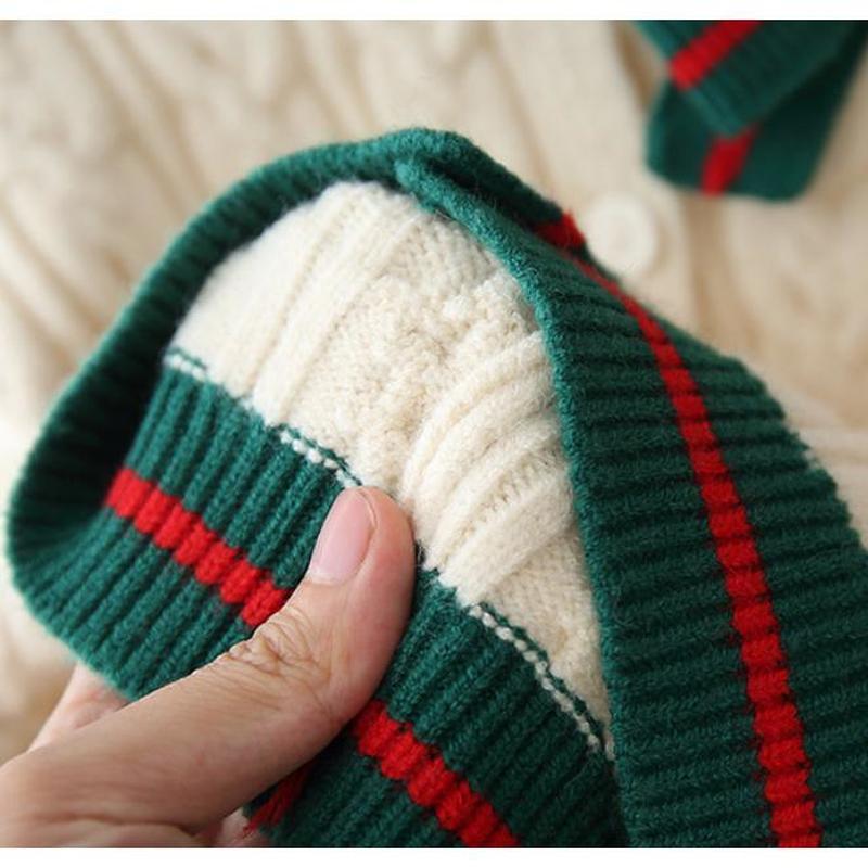 Clothing Sets Spring Autumn 2023 Girls Fashion Knitted 2Pcs Casual Sweater Coat Skirt Boutique Outfits Baby Girl Winter Clothes