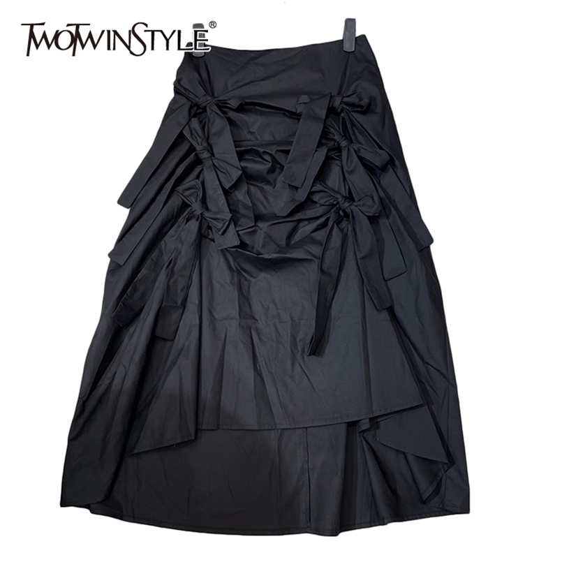 Black Patchwork Bowknot Skirt For Women High Waist Midi Solid Skirts Female Fashion Clothing Spring 210521, White
Black Patchwork Bowknot Skirt For Women High Waist Midi Solid Skirts Female Fashion Clothing Spring 210521, White