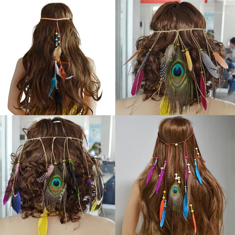 Hair Clips & Barrettes Boho Velvet Feathers Beads Hairband Gypsy Head Rope Festival Jewelry, Golden;silver
Hair Clips & Barrettes Boho Velvet Feathers Beads Hairband Gypsy Head Rope Festival Jewelry, Golden;silver