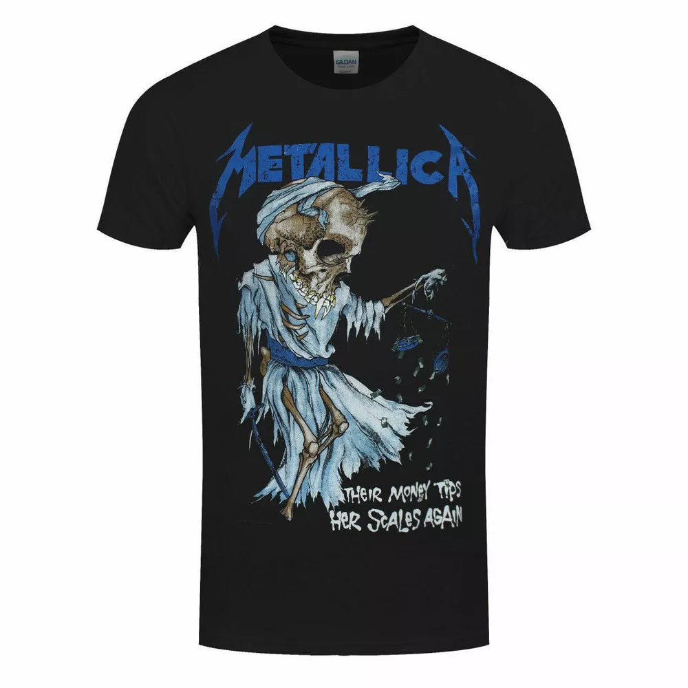 Official Metallica T Shirt Doris Black Classic Rock Metal Band Tee Licensed NEW