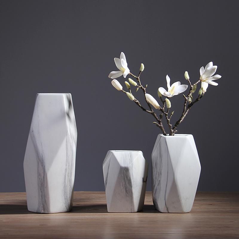 Decorative Objects & Figurines Modern Simple Vase Decoration Living Room Ceramic Dry Flower Marble Creative Home Dining Table Ware Wholesale
Decorative Objects & Figurines Modern Simple Vase Decoration Living Room Ceramic Dry Flower Marble Creative Home Dining Table Ware Wholesale