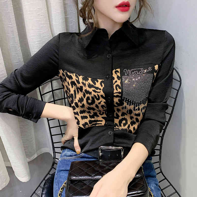 Women's Blouses & Shirts Fashion European Clothes Sexy Patchwork Diamonds Blouse Women Spring Summer Acetate Ropa Mujer Tops Black, Khaki blouse
Women's Blouses & Shirts Fashion European Clothes Sexy Patchwork Diamonds Blouse Women Spring Summer Acetate Ropa Mujer Tops Black, Khaki blouse