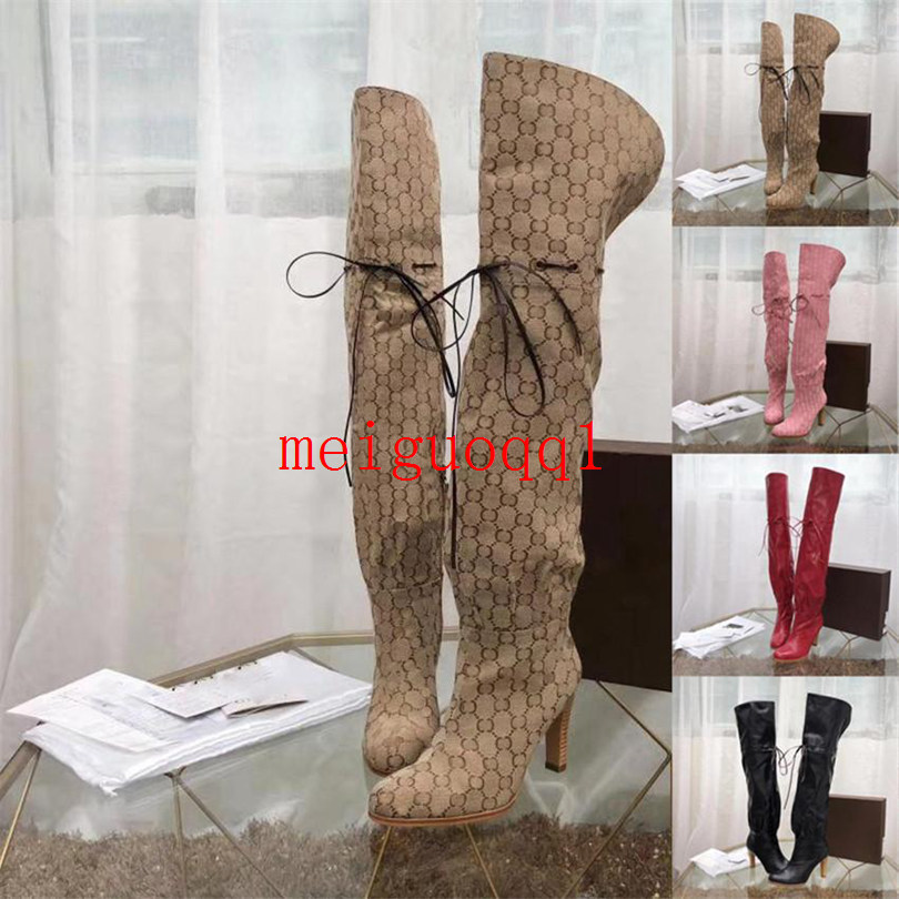 2020 new Autumn and winter ladies fashion high heel boots knee thigh boots Over-the-knee Boots Designer Leather knee Boot Big size 35-41, #1
2020 new Autumn and winter ladies fashion high heel boots knee thigh boots Over-the-knee Boots Designer Leather knee Boot Big size 35-41, #1