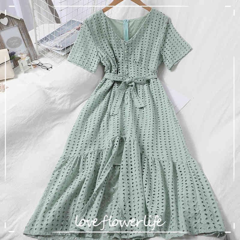 Summer Autumn Sweet Single Breasted Ruffled with Belt Dress Solid A Line V Neck Short High Waist Women Dress 210521, Blue
Summer Autumn Sweet Single Breasted Ruffled with Belt Dress Solid A Line V Neck Short High Waist Women Dress 210521, Blue
