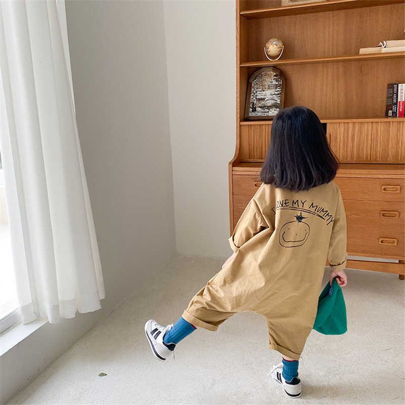 Spring Autumn boys girls cartoon denim jumpsuits fashion unisex kids loose casual clothes 210615, Blue denim
Spring Autumn boys girls cartoon denim jumpsuits fashion unisex kids loose casual clothes 210615, Blue denim