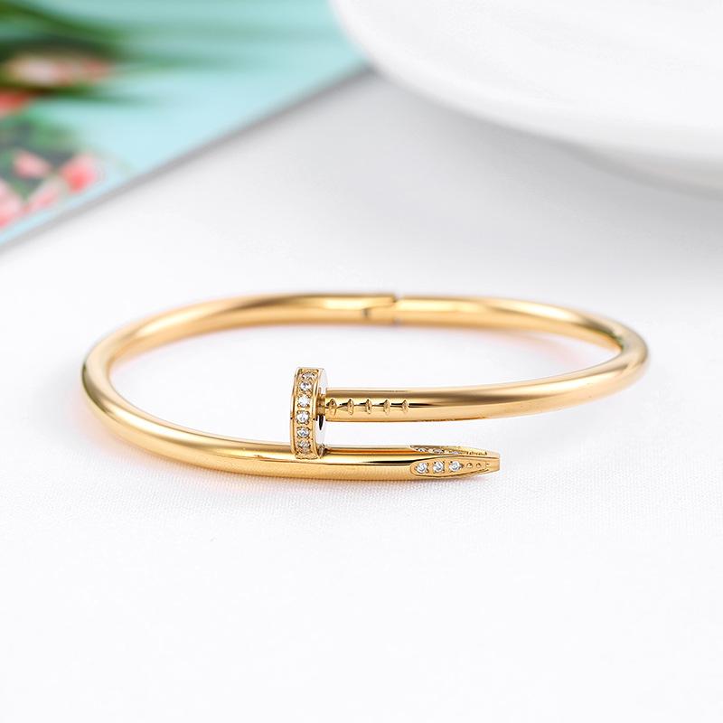 nail bangle designer mens bracelet luxury jewelry women bracelets Stainless steel gold plated not allergic fashion design, Black
nail bangle designer mens bracelet luxury jewelry women bracelets Stainless steel gold plated not allergic fashion design, Black