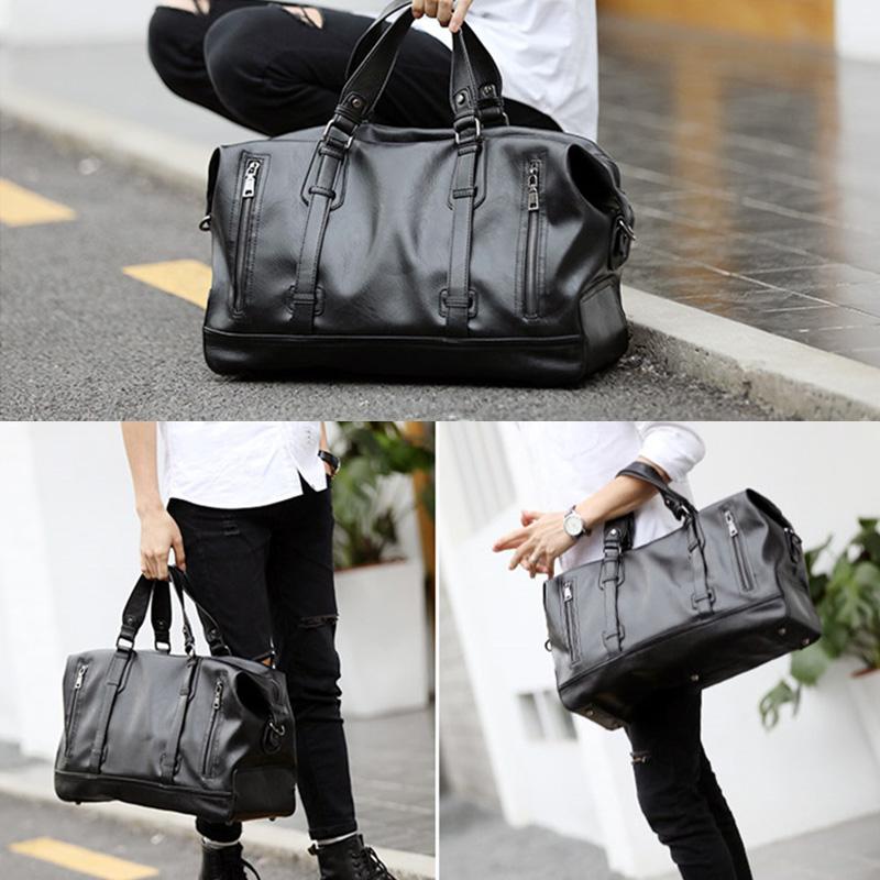 Duffel Bags Men's Travel Luggage Waterproof Suitcase Bag Big Large Capacity Casual High-Capacity Leather HandbagDuffel, Black
Duffel Bags Men's Travel Luggage Waterproof Suitcase Bag Big Large Capacity Casual High-Capacity Leather HandbagDuffel, Black