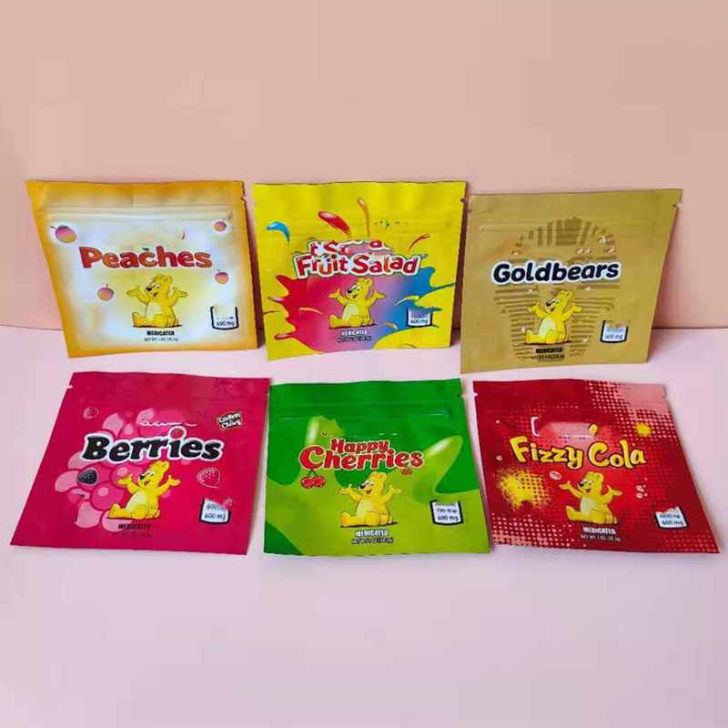 600mg packaging bags medicated resealable edible candy sour gummy berries peaches mylar plastic edibles gummies pack package bag wholesale
600mg packaging bags medicated resealable edible candy sour gummy berries peaches mylar plastic edibles gummies pack package bag wholesale