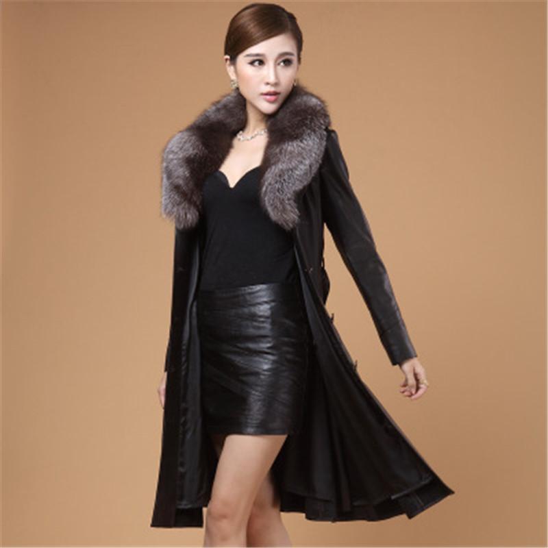 Women's Leather & Faux Female 2021 Winter Long Coat Fashion Slim Big Fur Mao Lingjun Green Clothing D452, Black
Women's Leather & Faux Female 2021 Winter Long Coat Fashion Slim Big Fur Mao Lingjun Green Clothing D452, Black