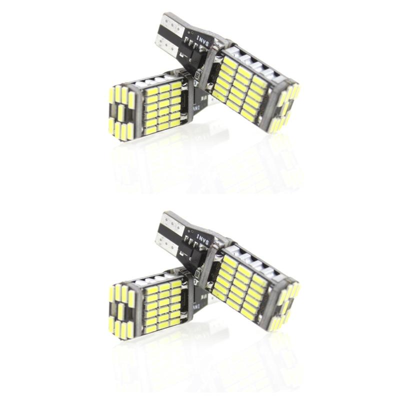 Emergency Lights 2 Pairs Of Extremely Super Bright 45 LED T15 High Power 4014 Bulbs For Back-Up Reverse Light Lamps Replacement
Emergency Lights 2 Pairs Of Extremely Super Bright 45 LED T15 High Power 4014 Bulbs For Back-Up Reverse Light Lamps Replacement