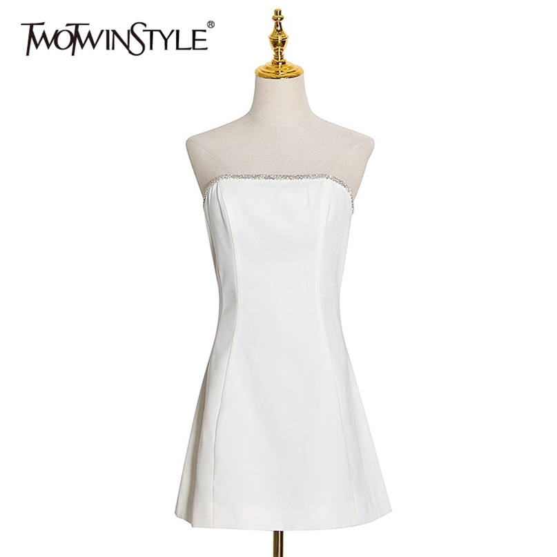 Sexy Summer Dress Women Slash Neck Strapless High Waist Mini Patchwork Diamonds Dresses Female Clothes Fashion 210520, Black
Sexy Summer Dress Women Slash Neck Strapless High Waist Mini Patchwork Diamonds Dresses Female Clothes Fashion 210520, Black