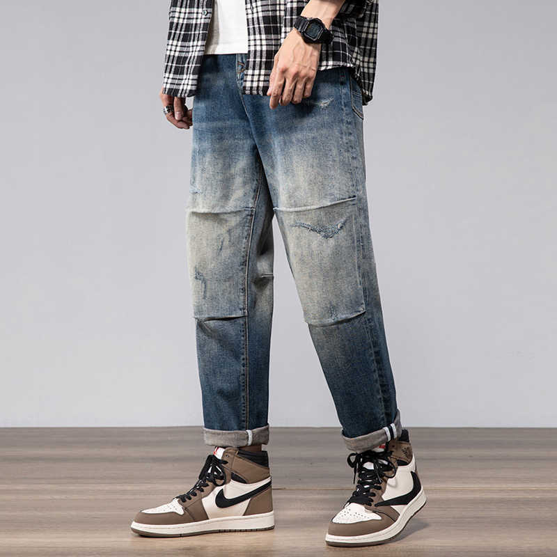 Japanese Vintage Fashion Men Jeans Retro Blue Loose Straight Fit Casual Denim Harem Pants Elastic Designer Hip Hop 4LQN
Japanese Vintage Fashion Men Jeans Retro Blue Loose Straight Fit Casual Denim Harem Pants Elastic Designer Hip Hop 4LQN