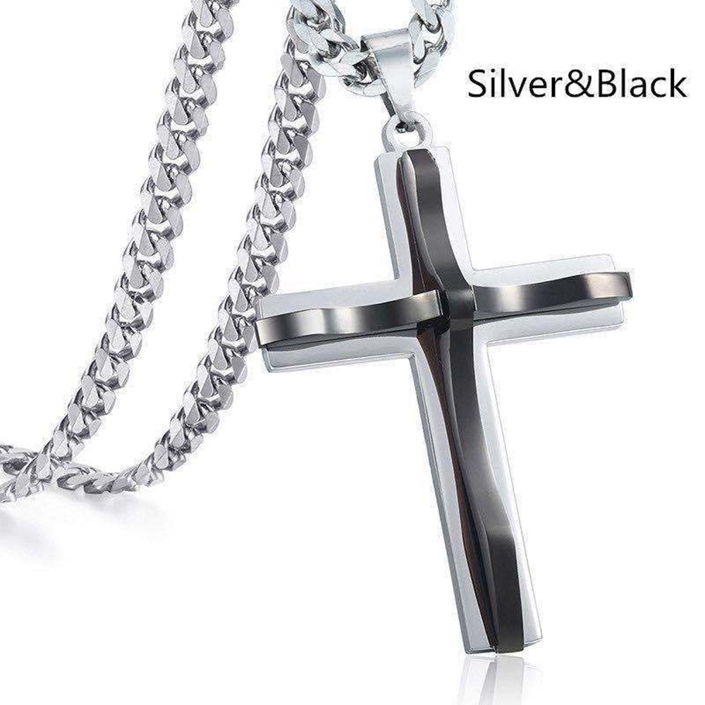 12Pcs Men's Double Cross Pendant Necklaces Male Jewelry Creative Religious Christian Gift Wholesale
12Pcs Men's Double Cross Pendant Necklaces Male Jewelry Creative Religious Christian Gift Wholesale