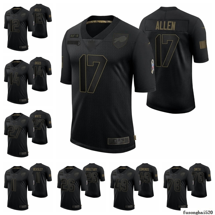 Custom BuffaloBillsMen 17 Josh Allen 12 Jim Kelly 14 Stefon Diggs 11 Cole Beasley 27 White 2020 Salute To Service Retired Limited Football Jersey
Custom BuffaloBillsMen 17 Josh Allen 12 Jim Kelly 14 Stefon Diggs 11 Cole Beasley 27 White 2020 Salute To Service Retired Limited Football Jersey