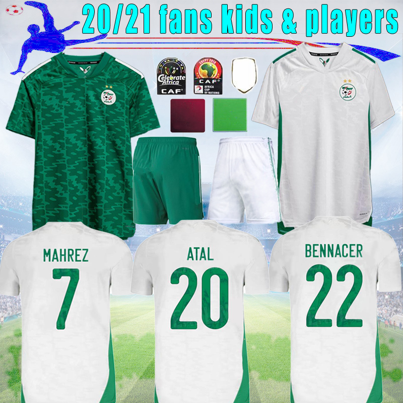 2021 Algeria Player Version MAHREZ soccer jerseys Fans maillot algerie 20 21 ATAL FEGHOULI SLIMANI BRAHIMI Home away BENNACER kids Football kit, 20/21 green player
2021 Algeria Player Version MAHREZ soccer jerseys Fans maillot algerie 20 21 ATAL FEGHOULI SLIMANI BRAHIMI Home away BENNACER kids Football kit, 20/21 green player