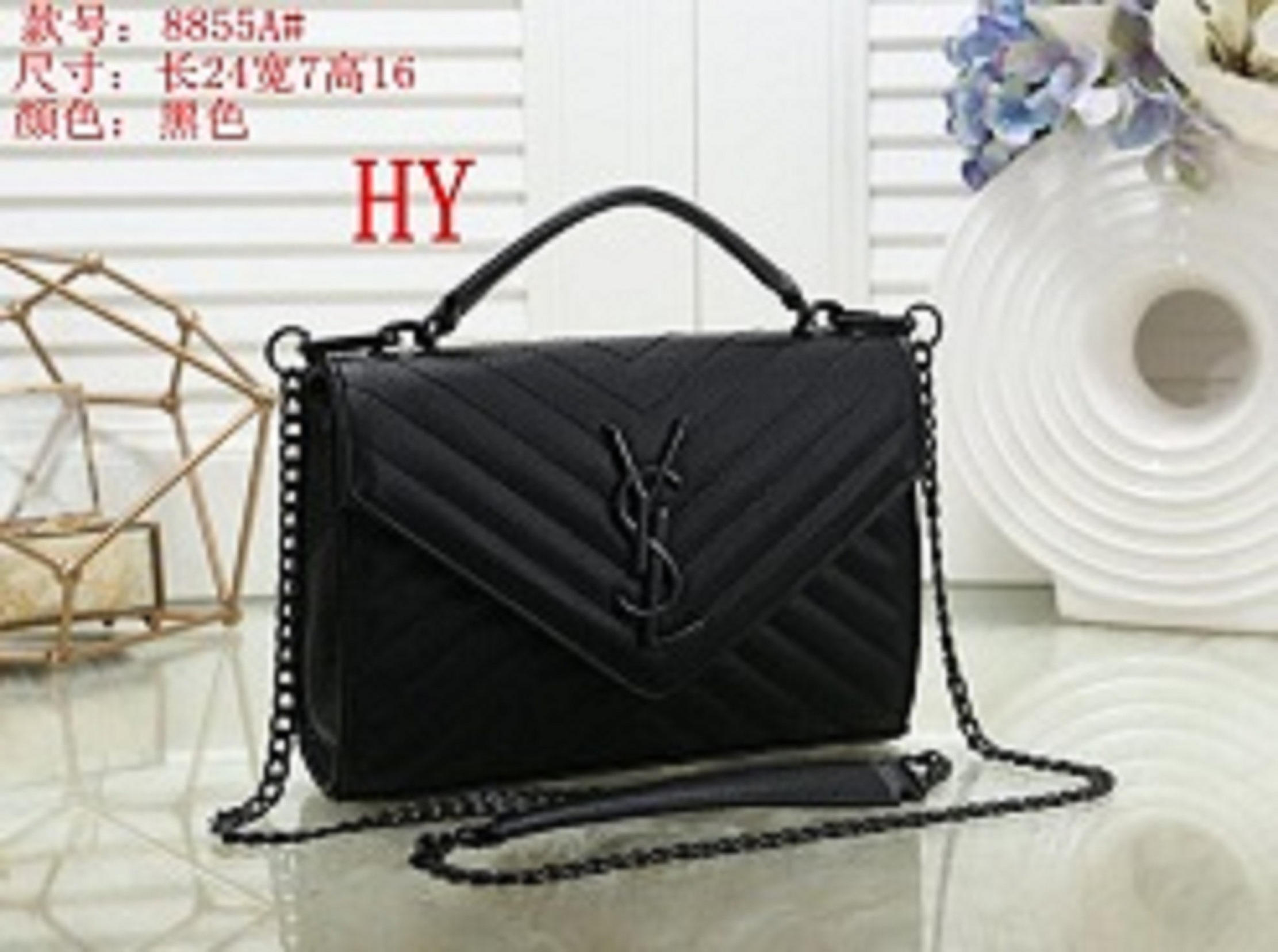 2021 Fashion Women Shoulder Purse Handbags Luxurys Designer Messenger Bags Wallet Tote Bag YSL LV LOUIS BAG VITTON 8855, Golden;silver 
2021 Fashion Women Shoulder Purse Handbags Luxurys Designer Messenger Bags Wallet Tote Bag YSL LV LOUIS BAG VITTON 8855, Golden;silver
