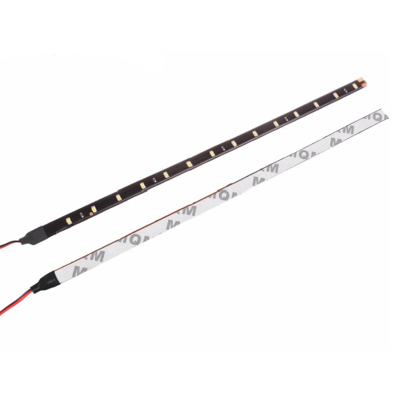 30CM Car LED Strip Light Decorative Ambient Lamps 15SMD Daytime Running Light Waterproof Flexible Atmosphere Light DRL 12V White