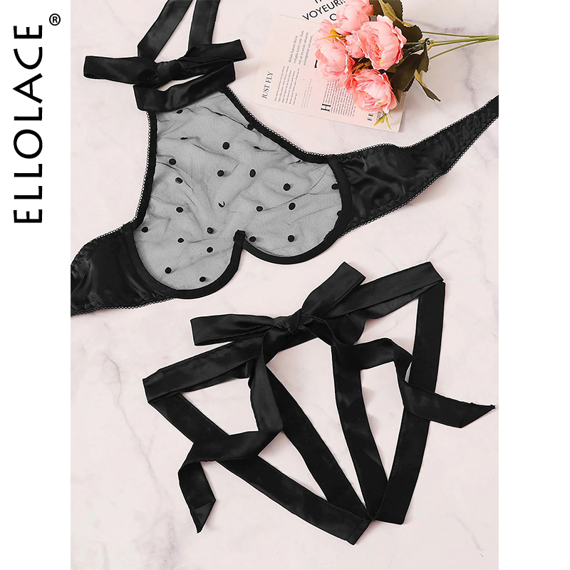 Polka Dot Lingerie Womens Underwear Set Erotic Lingerie Set Sexy Halter Bra and Thong Female Lace Transparent Lingerie, Red
Polka Dot Lingerie Womens Underwear Set Erotic Lingerie Set Sexy Halter Bra and Thong Female Lace Transparent Lingerie, Red