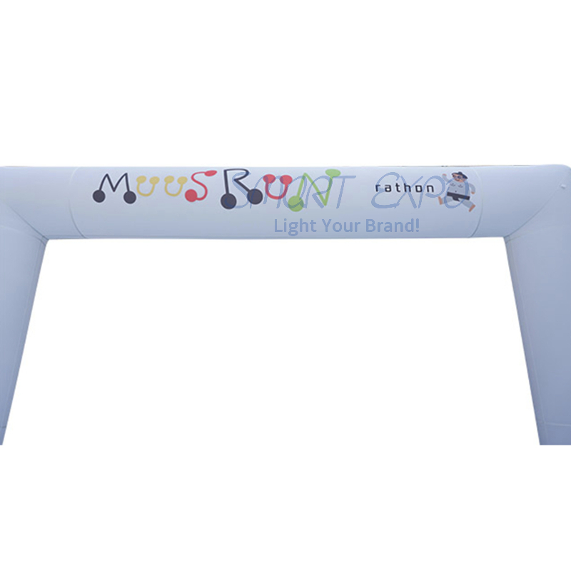 Outdoor Advertising Inflatable Arch 0.7xW4.5xH3m with Full Color Printing and Blower
