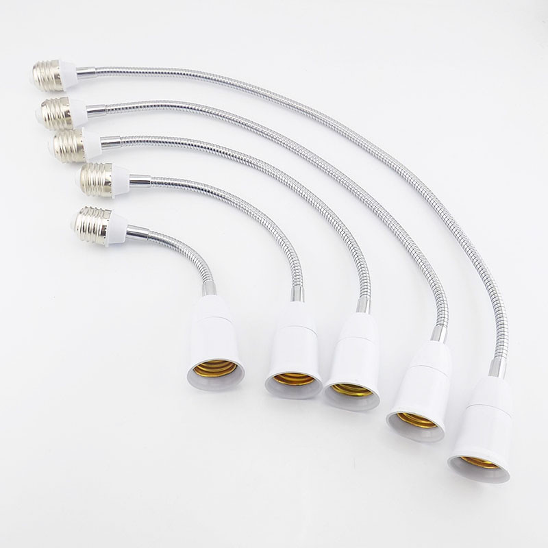 Lamp Bases LED Bulb Base Converters e 27 to E27 Socket Flexible Extension cord wall Light Holder Lamps Adapter 18 28 38 48 58cm