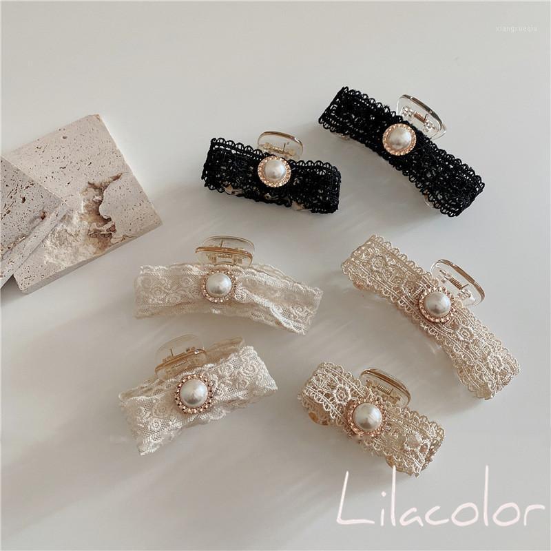 Hair Clips & Barrettes Lilacolor Lace Pearl Square Claw For Women Girls Vintage Accessories Fashion Jewelry, Golden;silver
Hair Clips & Barrettes Lilacolor Lace Pearl Square Claw For Women Girls Vintage Accessories Fashion Jewelry, Golden;silver