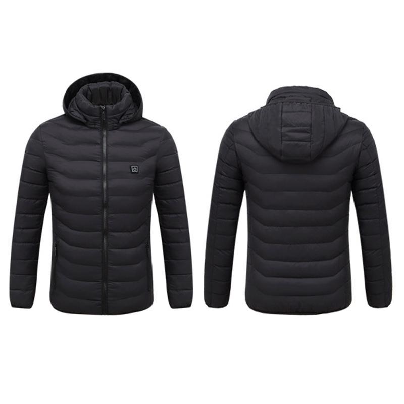 QNPQYX 8 Area Heated Vest USB Heating Winter Warm Electrically Heated Down Jacket Hoodies Outdoor Fishing Hunting Waistcoat Hiking6846479