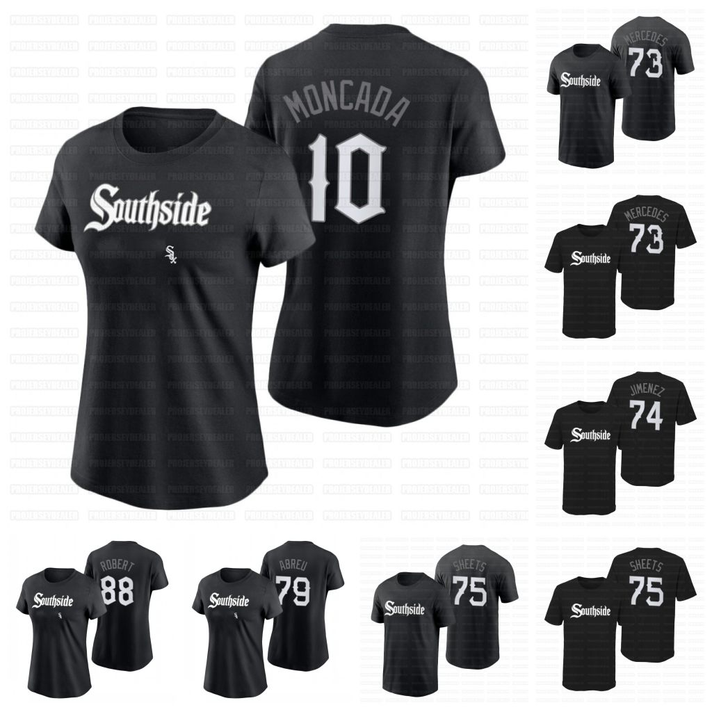 White Sox Southside 2021 City Connect T-shirt Tim Anderson Luis Robert Yoan Moncada Yermin Mercedes Jose Abreu Yasmani Grandal Lamb Lynn Hendriks, Blue;black
White Sox Southside 2021 City Connect T-shirt Tim Anderson Luis Robert Yoan Moncada Yermin Mercedes Jose Abreu Yasmani Grandal Lamb Lynn Hendriks, Blue;black
