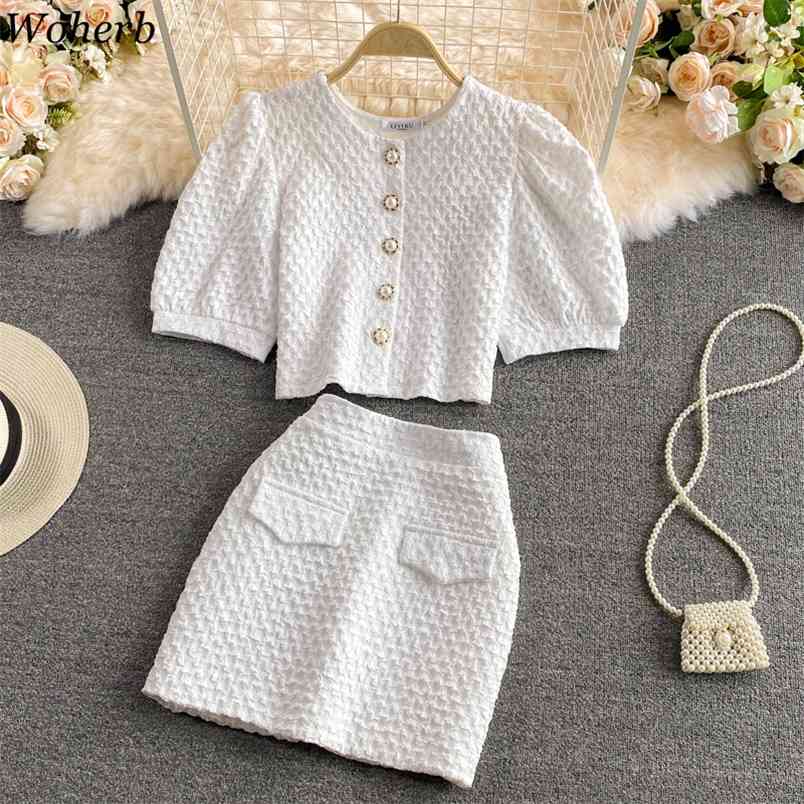 Elegant Spring Suit Rope Mujer Office Lady O Neck Single Breasted Tops Slim Mini Skirts Temperament Two Piece Set 4i846 210519, White
Elegant Spring Suit Rope Mujer Office Lady O Neck Single Breasted Tops Slim Mini Skirts Temperament Two Piece Set 4i846 210519, White