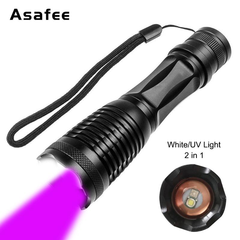 2in1 UV LED Linternas Torch 395nm Ultraviolet Urine Detector For Camping Carpet Pet Catch Scorpion Flashlights Torches
2in1 UV LED Linternas Torch 395nm Ultraviolet Urine Detector For Camping Carpet Pet Catch Scorpion Flashlights Torches