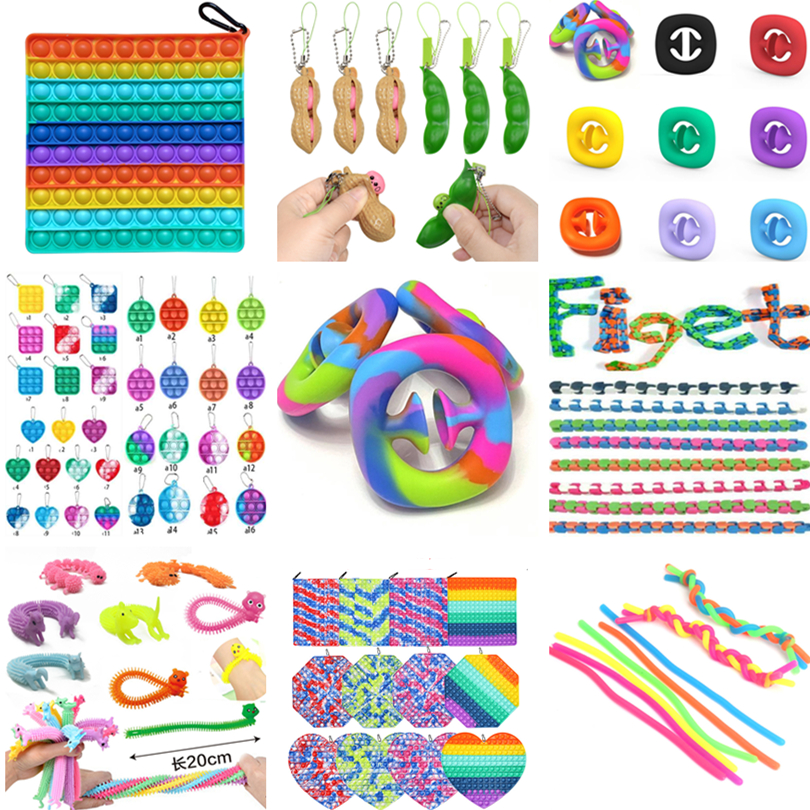 Rainbow Finger Toys Squeeze Grip Key Chain BIG SIZE Fidget Toy Keychain GIANT Push Bubble Game Noodle Rope Sensory Anxiety Stress Reliever
Rainbow Finger Toys Squeeze Grip Key Chain BIG SIZE Fidget Toy Keychain GIANT Push Bubble Game Noodle Rope Sensory Anxiety Stress Reliever