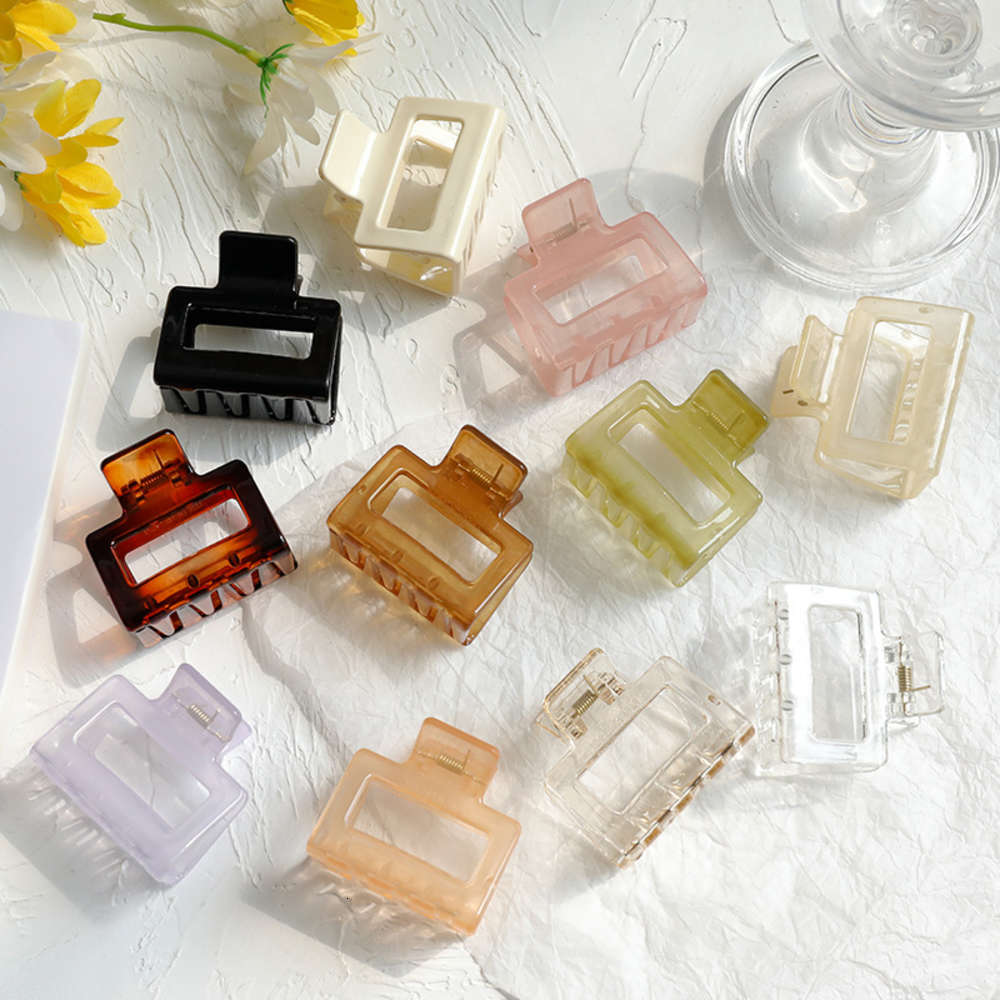 Cute jelly small square clip Korean elegant simple candy color back of the head hair grip hairpin female
Cute jelly small square clip Korean elegant simple candy color back of the head hair grip hairpin female