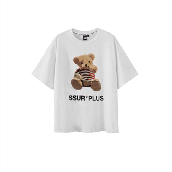 mens women 100% cotton summer ssur plus x iconslab bear print round neck short-sleeved T-shirt, Like the pictures
mens women 100% cotton summer ssur plus x iconslab bear print round neck short-sleeved T-shirt, Like the pictures
