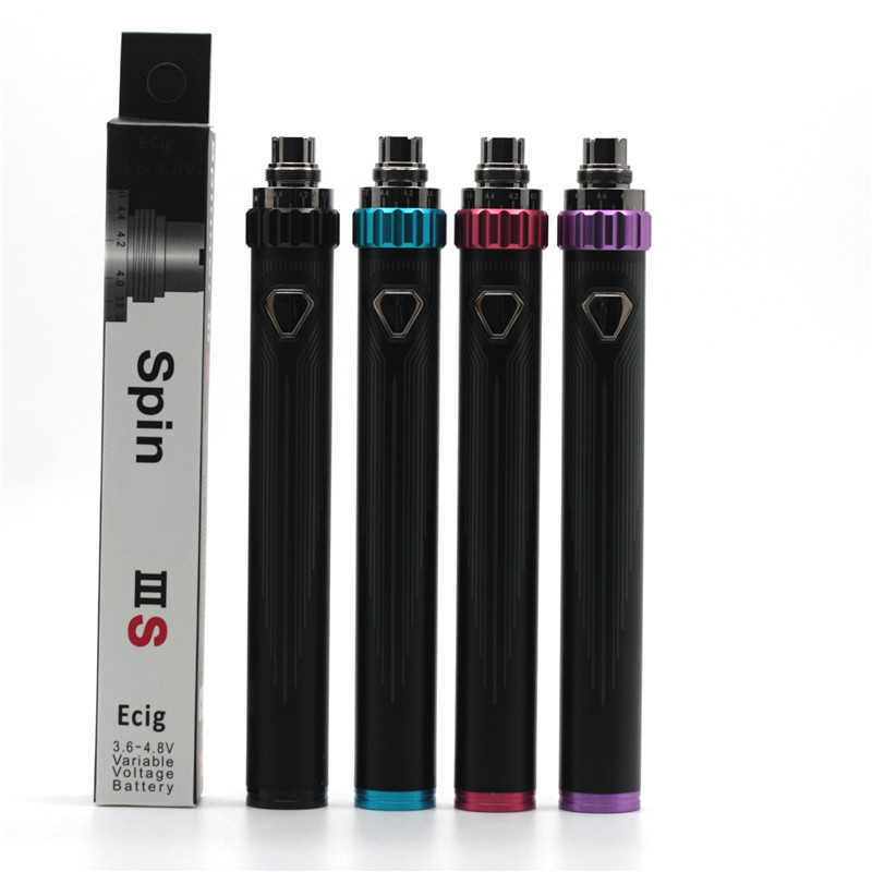 ESAM-T Spinner III IIIS 3S Battery 1650mAh Twist Batteries Variable Voltage 510 Thread Vape8F4M, Silver
ESAM-T Spinner III IIIS 3S Battery 1650mAh Twist Batteries Variable Voltage 510 Thread Vape8F4M, Silver
