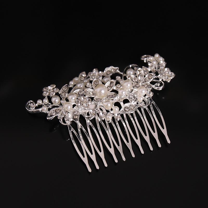 Hair Clips & Barrettes Pearl Comb 10-tooth Design Side Fashion Shiny Alloy Accessories For Women Bride EA, Golden;silver
Hair Clips & Barrettes Pearl Comb 10-tooth Design Side Fashion Shiny Alloy Accessories For Women Bride EA, Golden;silver