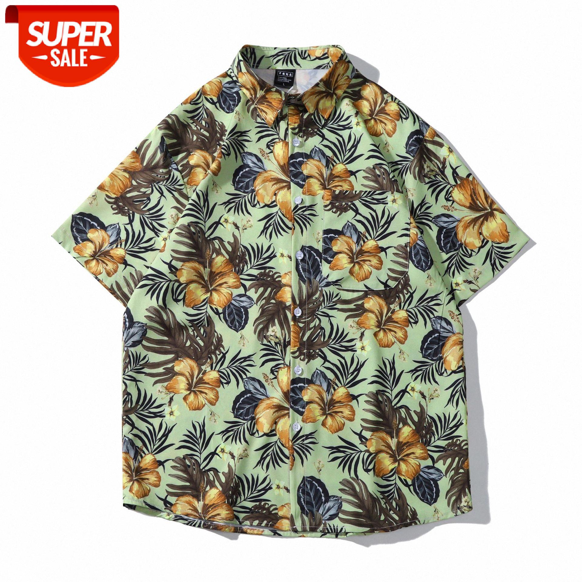 Hong Kong style retro short-sleeved shirt Weiyi ulzzang casual flower couple Xiaoqing #KZ56, White;black
Hong Kong style retro short-sleeved shirt Weiyi ulzzang casual flower couple Xiaoqing #KZ56, White;black