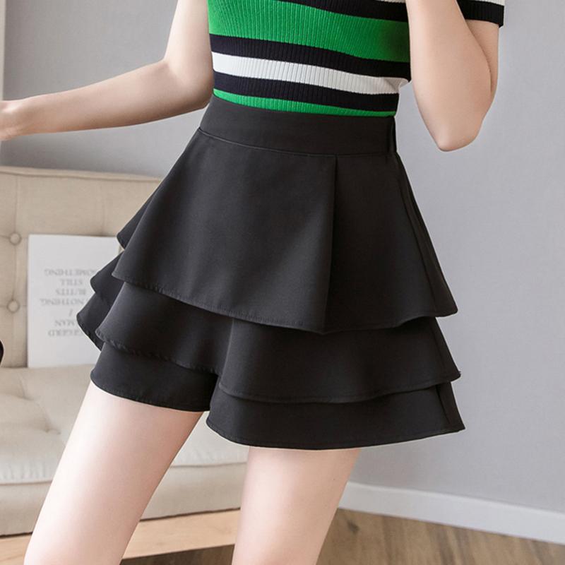 Women's Skirts For Women 2021 Summer Shorts High Waist Female Wide Leg Elastic Fashion Clothing