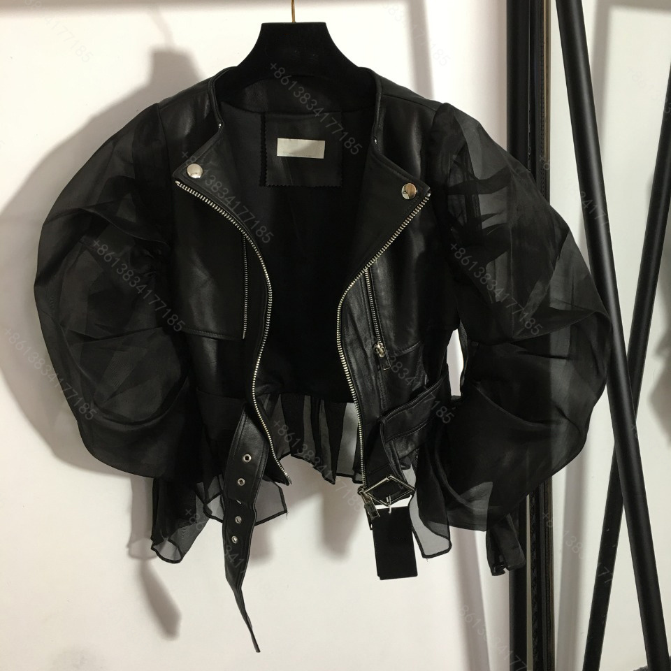 21ss women sheepskin leather jacket coats latest design organza puff sleeve lotus leaf pendulum stitching fur motorcycle jackets Factory direct wholesale -XXL, Not sold separately
21ss women sheepskin leather jacket coats latest design organza puff sleeve lotus leaf pendulum stitching fur motorcycle jackets Factory direct wholesale -XXL, Not sold separately