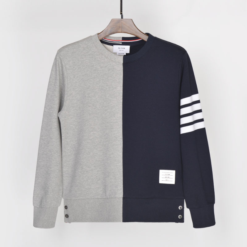 2021 Fashion TB THOM Brand Panelled Patchwork Clothing INS Style Jacket Men Women Sweatshirts O-Neck Casual Sportswear Coat, Black
2021 Fashion TB THOM Brand Panelled Patchwork Clothing INS Style Jacket Men Women Sweatshirts O-Neck Casual Sportswear Coat, Black