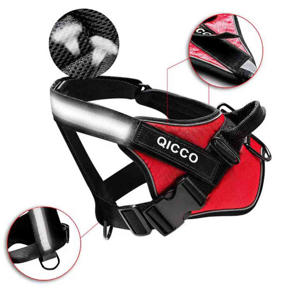 Arnés perro Personalized Dog Harness Training Reflective Cat Dog Harness Vest For Small Large Dogs Pet Products Accessoires