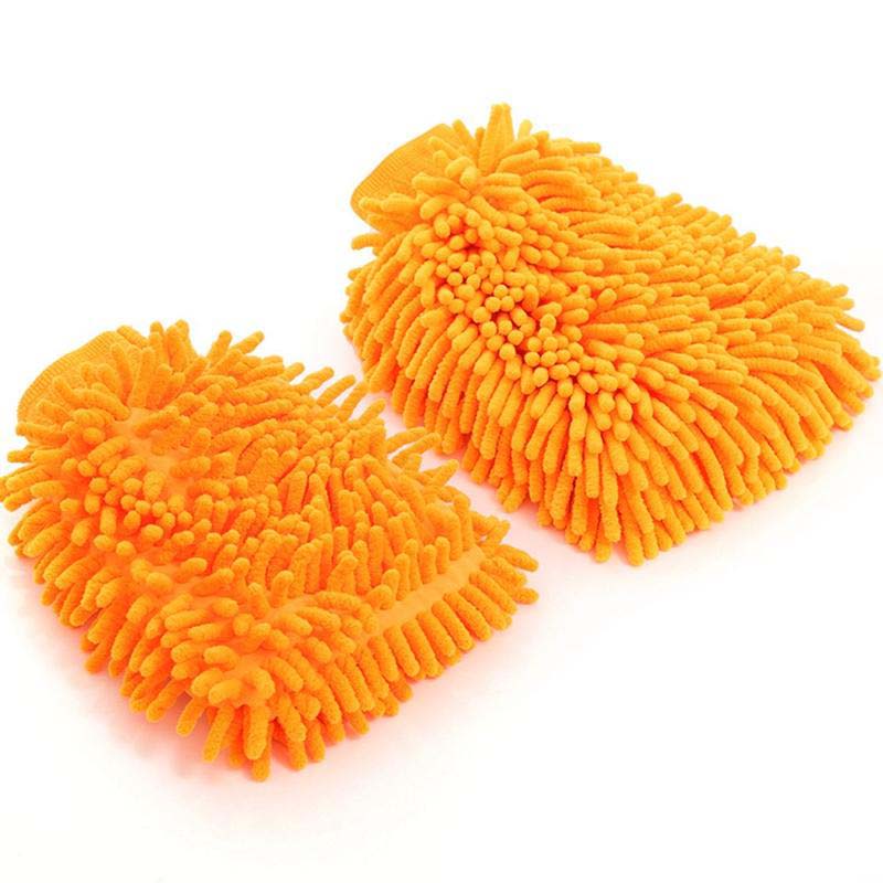 Car Double Sided Wash Gloves Motorcycle Vehicle Cleaning Mitt Glove Equipment Home Duster Colorful Auto Cleaner Tools