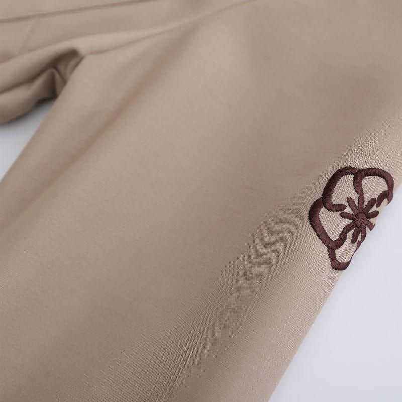 Kawaii Japanese sailor suit JK uniform student jacket school college style long sleeve female spring autumn Brown 210526