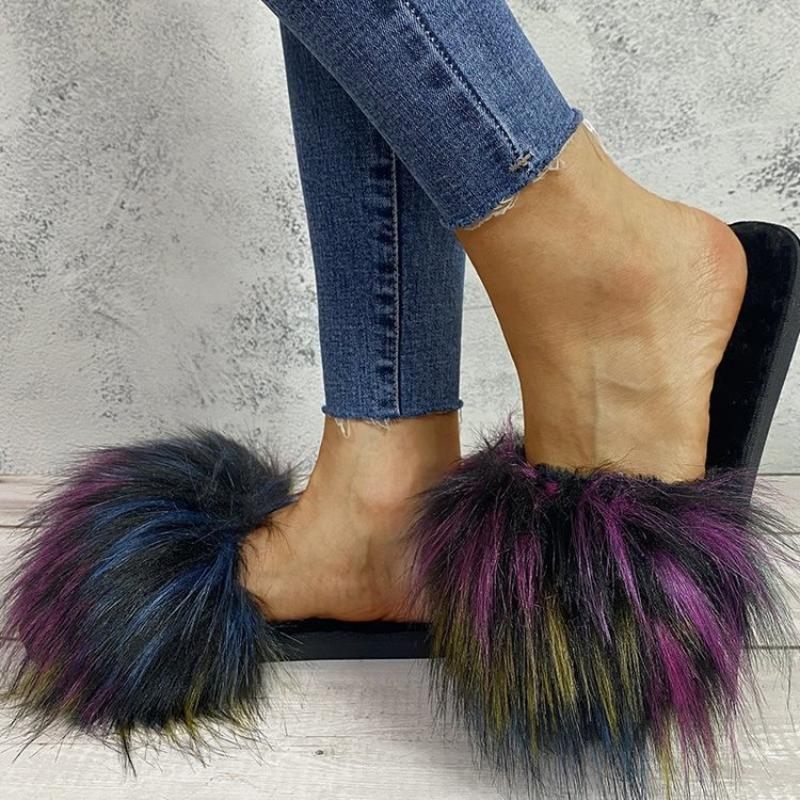 Dress Shoes Women Raccoon Fur Slippers Ladies Cute Flip Flops Plush Slides Girl's Furry Sandals Fluffy Sandalias Planas Mujer, Yellow
Dress Shoes Women Raccoon Fur Slippers Ladies Cute Flip Flops Plush Slides Girl's Furry Sandals Fluffy Sandalias Planas Mujer, Yellow