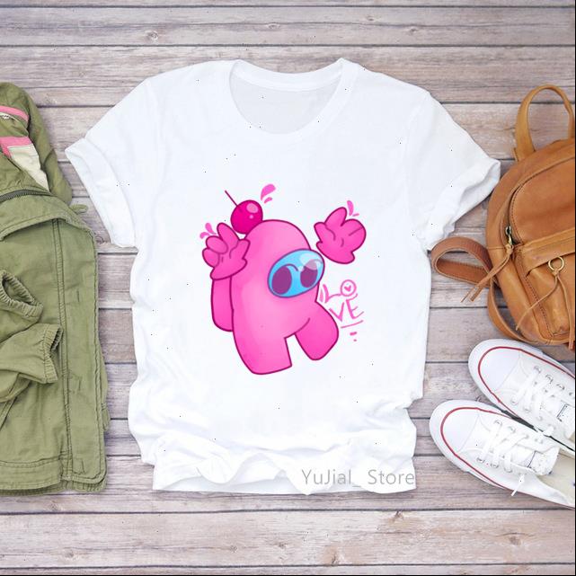 Women T Shirts Cute Among Us Cartoon Print Funny Vogue Female Kawaii Pink Graphic Shirt Harajuku Ulzzang, White
Women T Shirts Cute Among Us Cartoon Print Funny Vogue Female Kawaii Pink Graphic Shirt Harajuku Ulzzang, White
